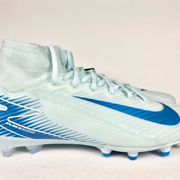 Nike Zoom Mercurial Superfly 10 Elite FG ‘Mad Ambition’ Glacier Blue Size 8.5 - Picture 3 of 9
